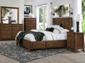 Dallas 5pc Set w/ Storage Bed