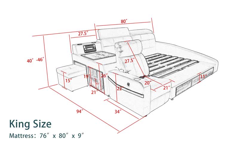 Celestia Multifunctional Smart Bed