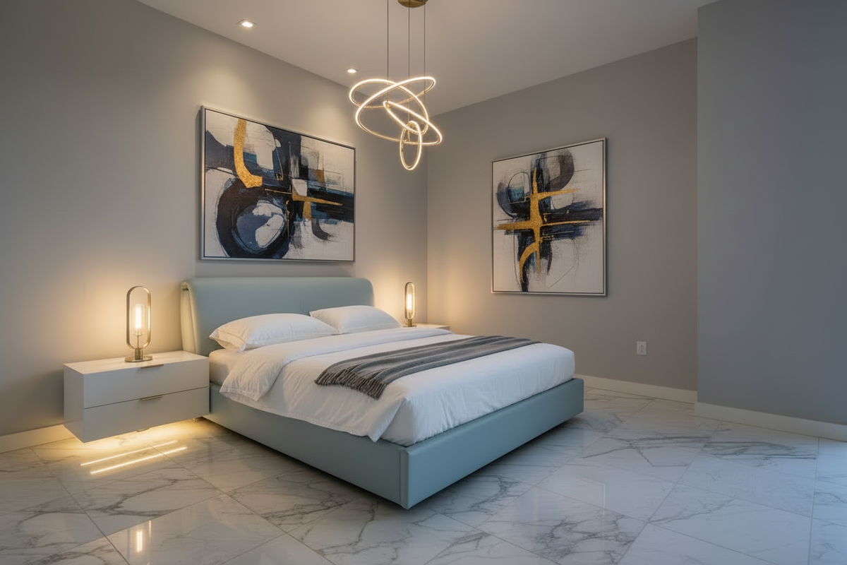 Ocean Wave Platform Bed