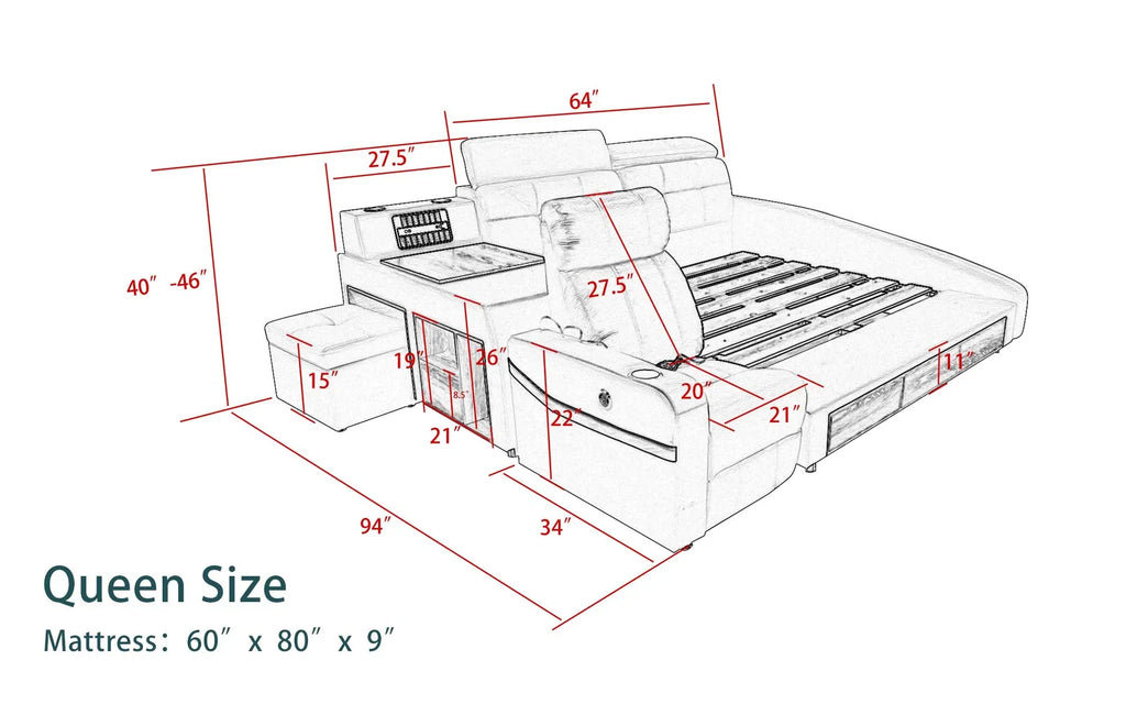 Celestia Multifunctional Smart Bed