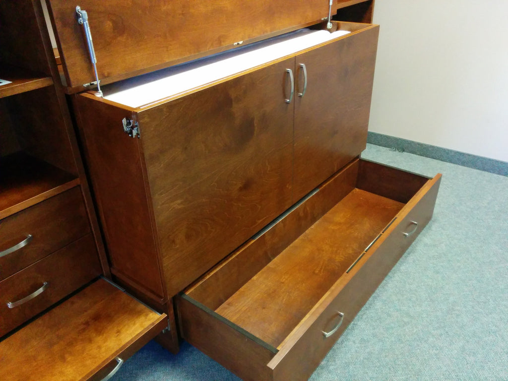 Wood Cabinet Bed