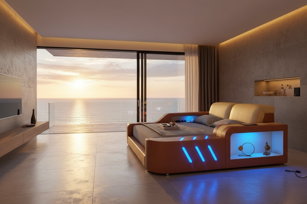 Fusion Smart LED Platform Bed