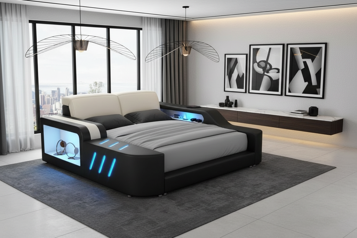 Fusion Smart LED Platform Bed