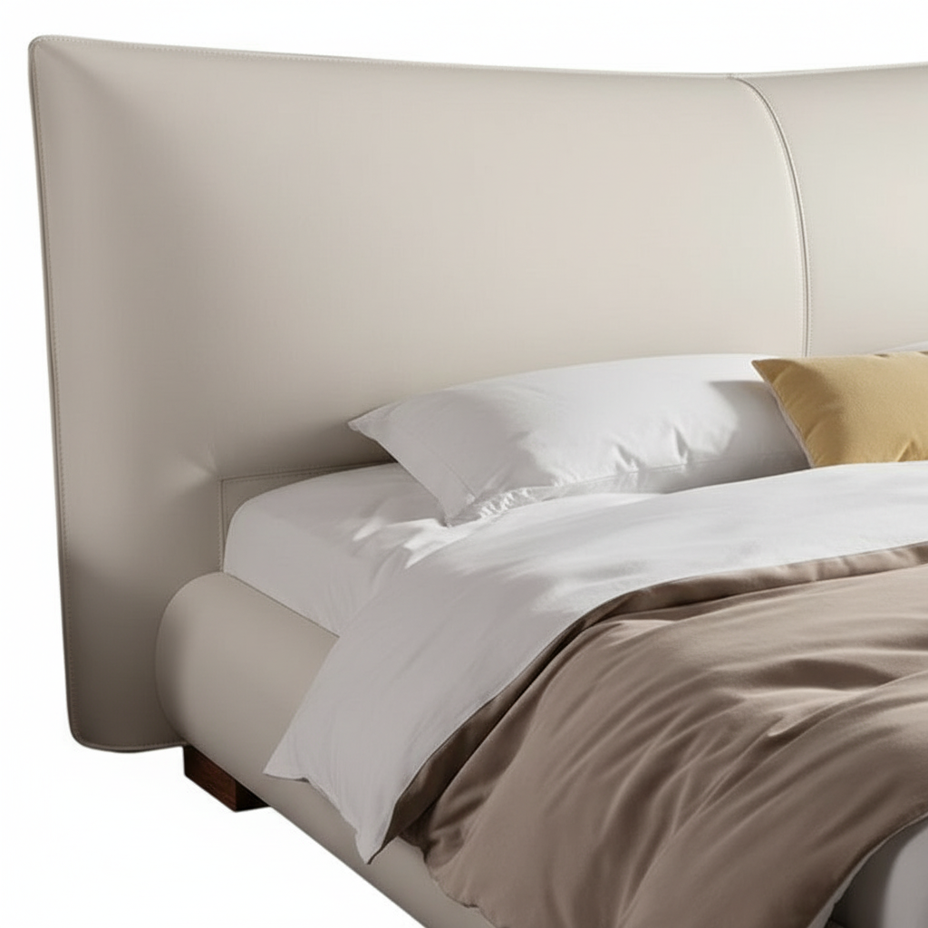 Lavelle Leather Upholstered Bed