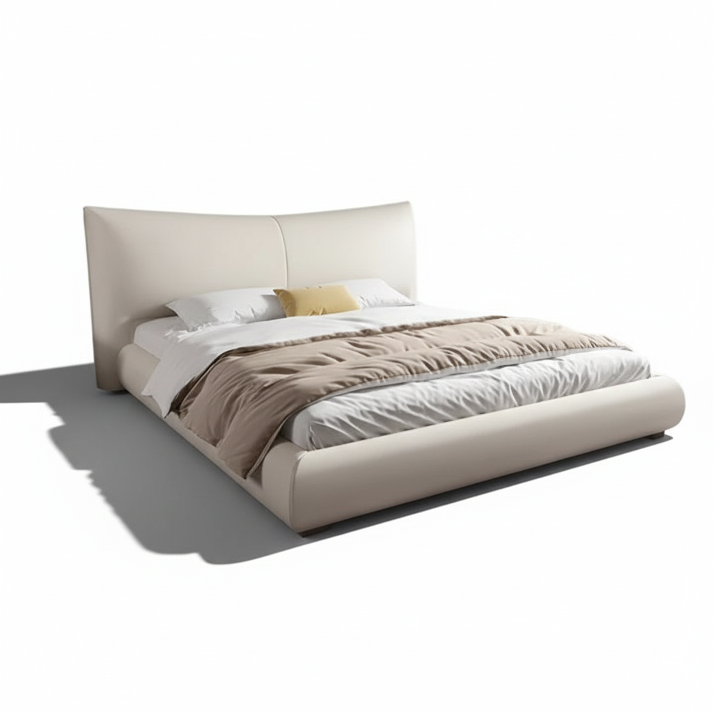 Lavelle Leather Upholstered Bed