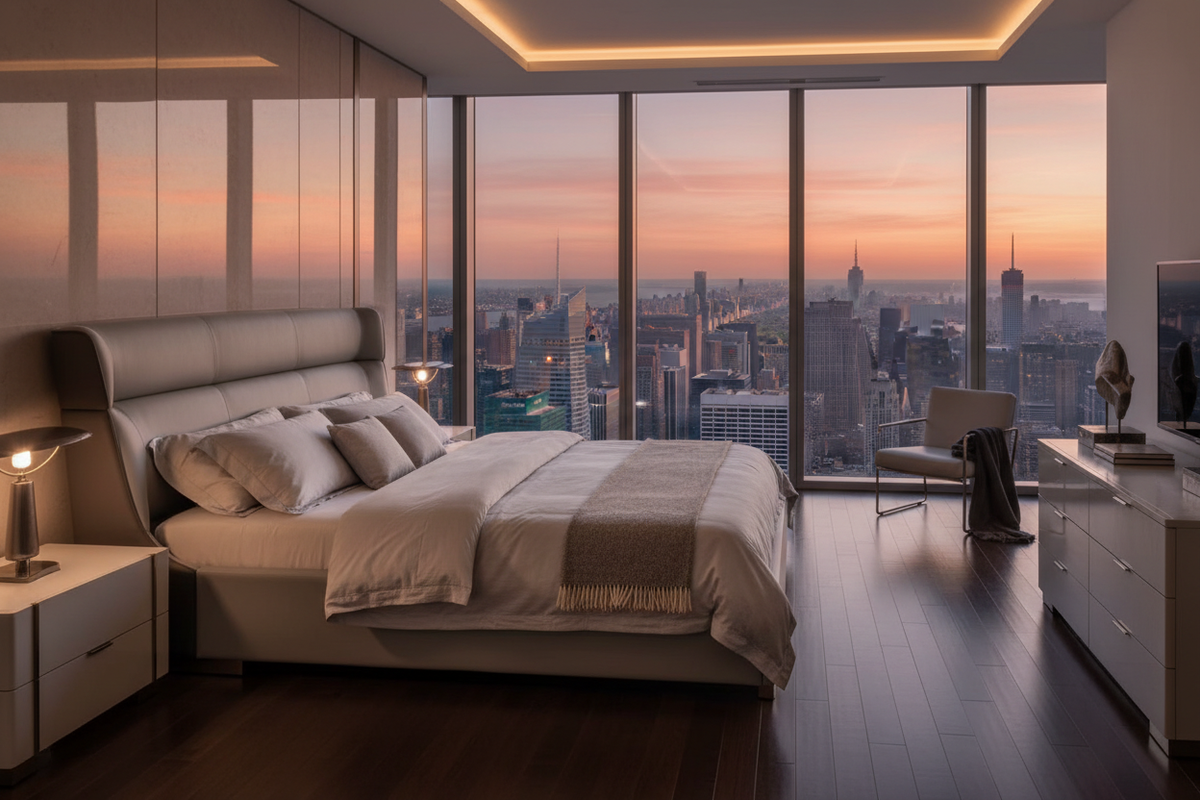 Linea Upholstered Bed