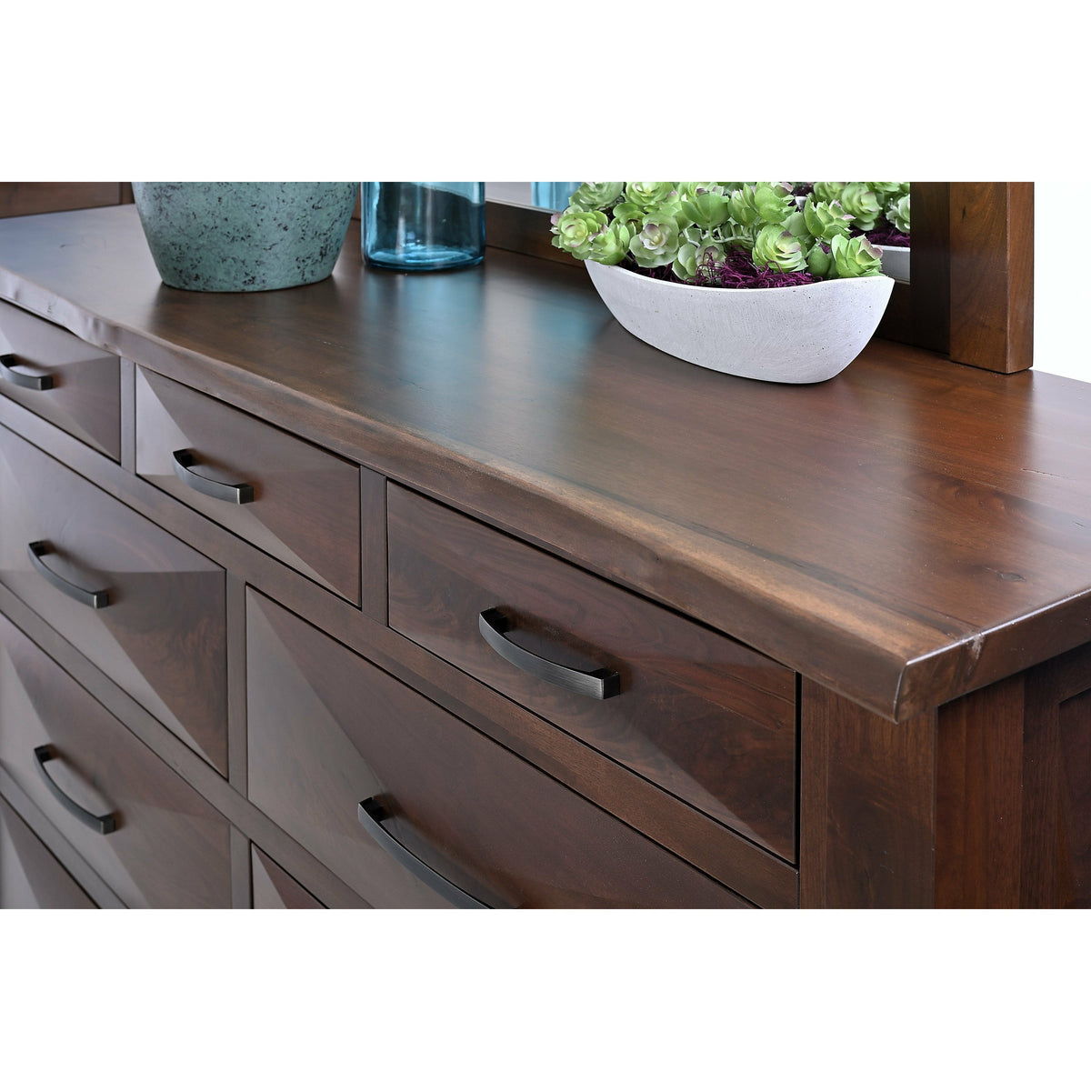 Atley Live Edge 5pc Set w/ Storage Bed